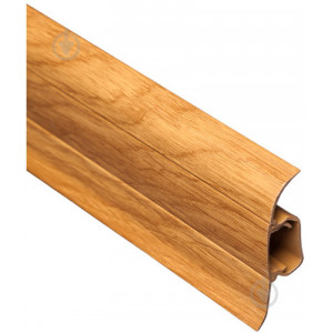 89 Плінтус ТІС з резинкою Акація сіра (2,5м). Photo 2