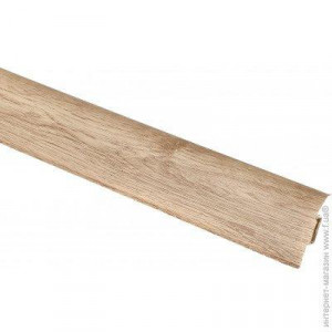 86 Плінтус ТІС з резинкою Дуб темний (2,5м). Photo 2