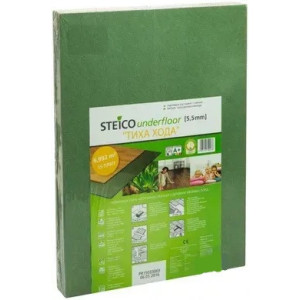 Подложка Эко-плита Steico UnderWood 5,5 мм под Ламинат